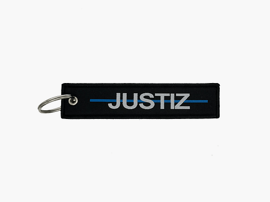 Justiz Blue Line Schlüsselanhänger