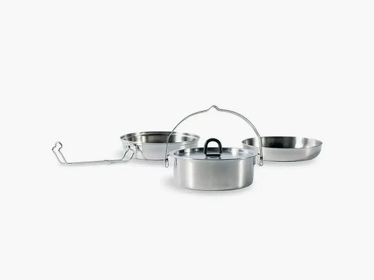 Tatonka Ensemble de cuisine Camp Set Regular en acier inoxydable