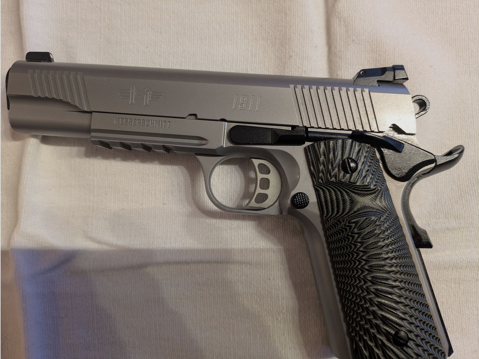 Messerschmitt ME1911 - Silber - 5 Zoll - .45Auto