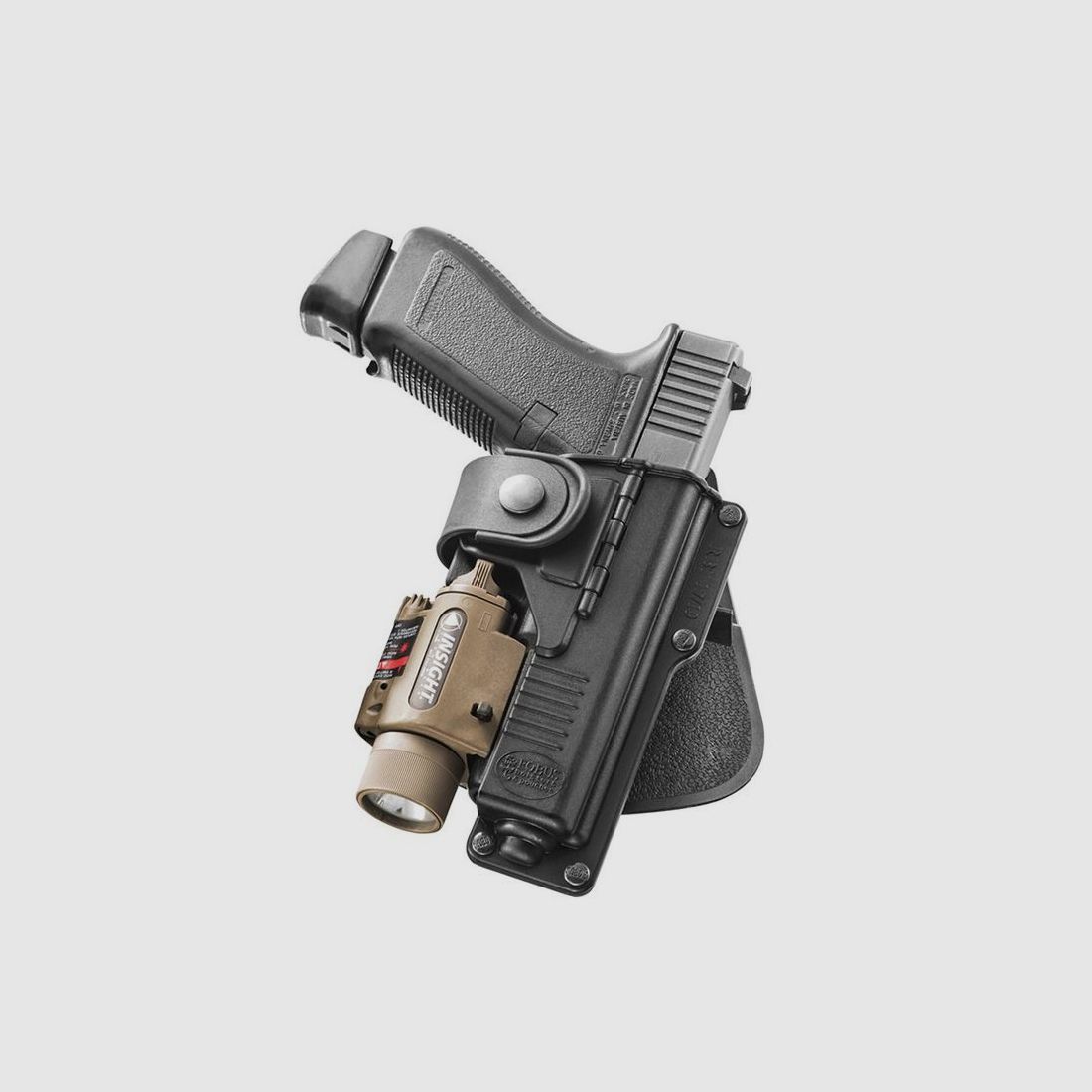 Fobus RBT19G Bundle Rotate – Paddle Tactical Holster – Glock 19+ Laser&Light, Bild 1 von 4