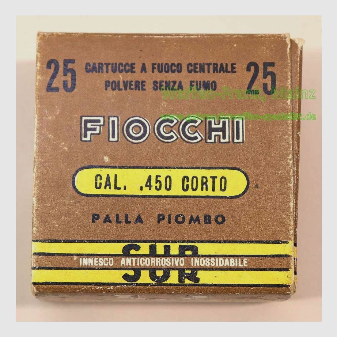 Fiocchi - Italian revolver cartridges .450 Corto