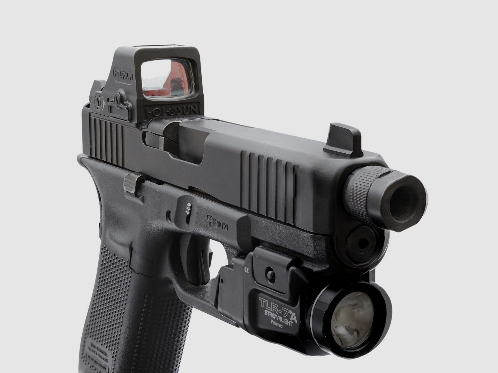DTF - Wysokie przyrządy celownicze DTF Analog Sights High do Glock Gen 5 /6 - Black On Black, zdjęcie 4 z 5