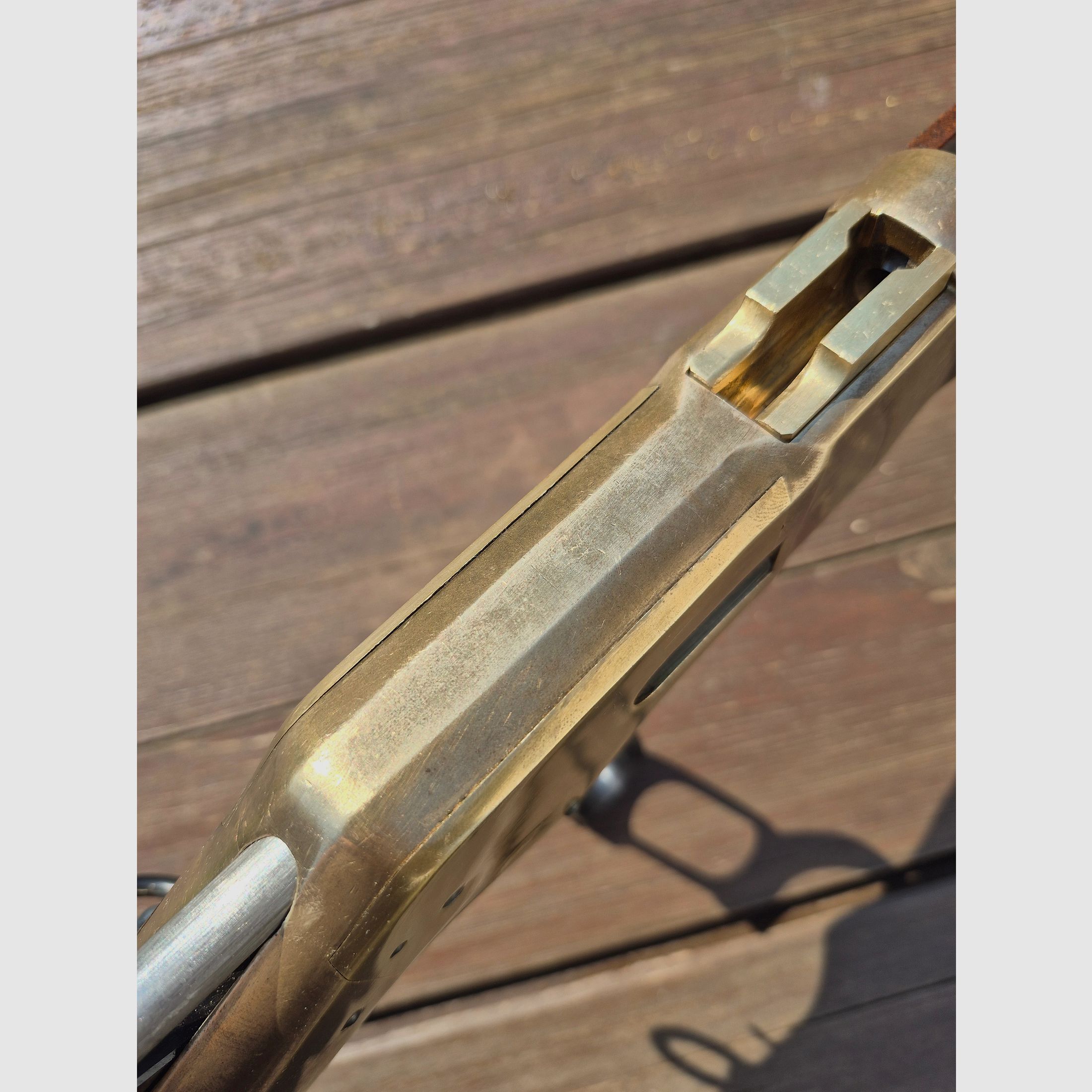 Uberti 1866 Yellow Boy Carbine .38 Sp. (mfg. 1972) – VISUALLY TOP / PURE PARTS DONOR! (Defective)