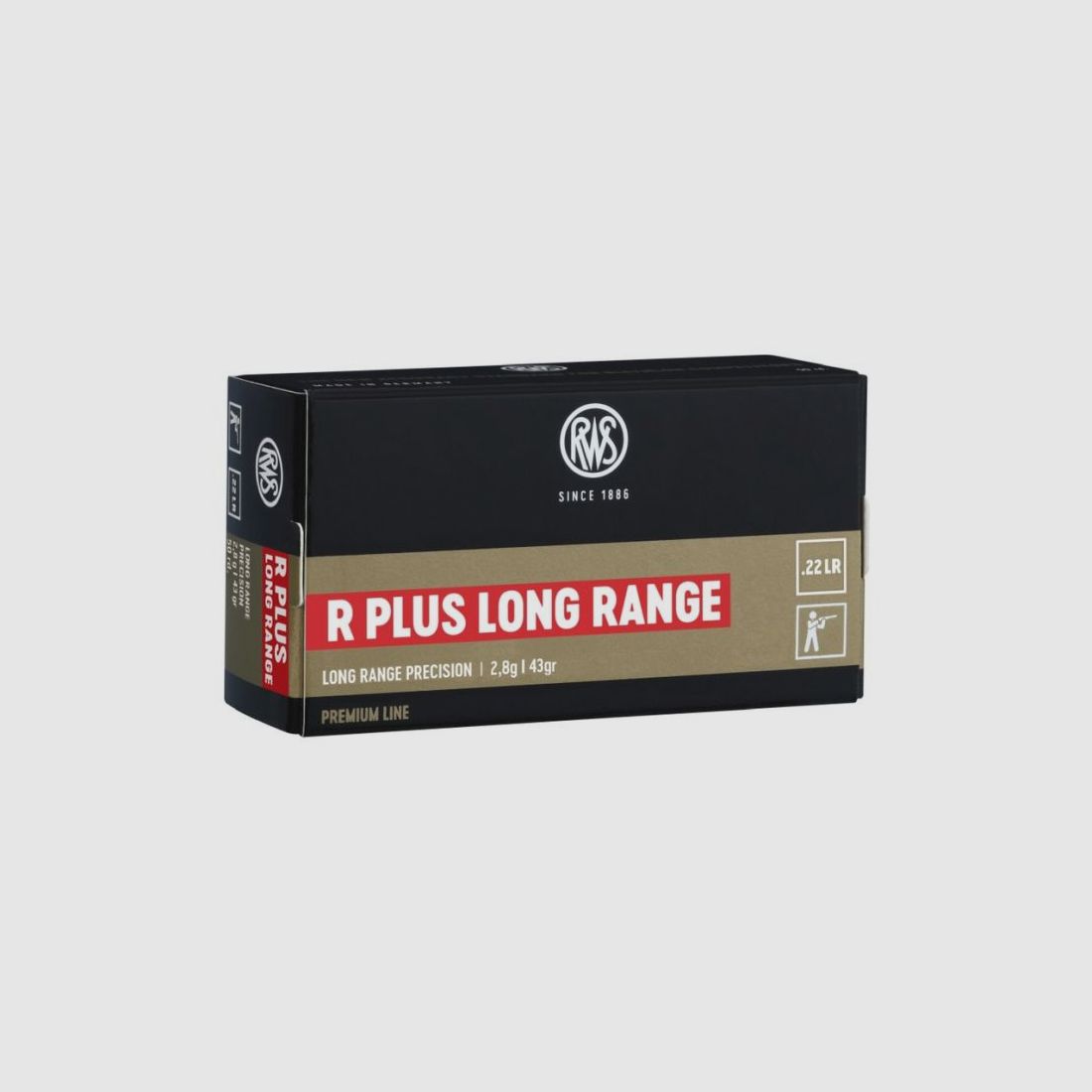 RWS .22 lfB R Plus Long Range - 50 Patronen