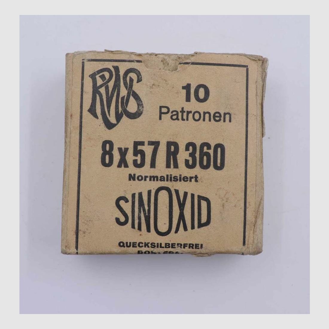 RWS (WZd.Fa.Rottweil) Büchsenpatronen 8x57R 360