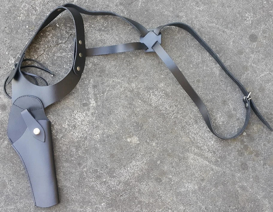 Holster mit Schultergurt für Revolver 5,5" Garbacz, schwarz