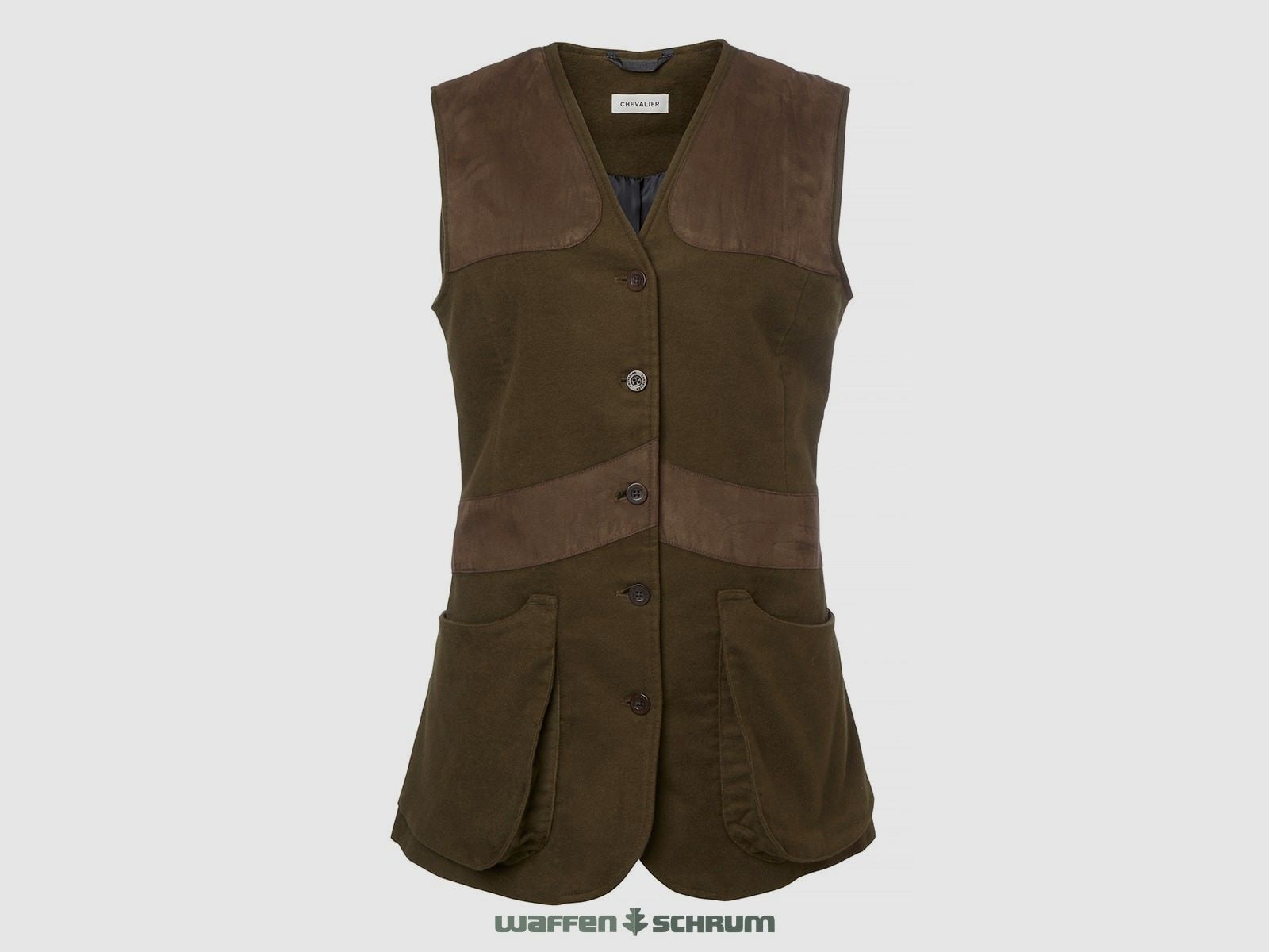Gilet de tir Chevalier Elemore Moleskin Vert forêt
