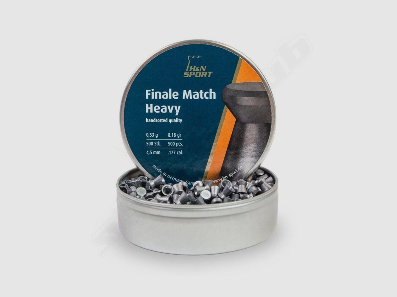 H&N Finale Match Heavy Diabolos 4,5mm / 0,53 g / 500 szt.