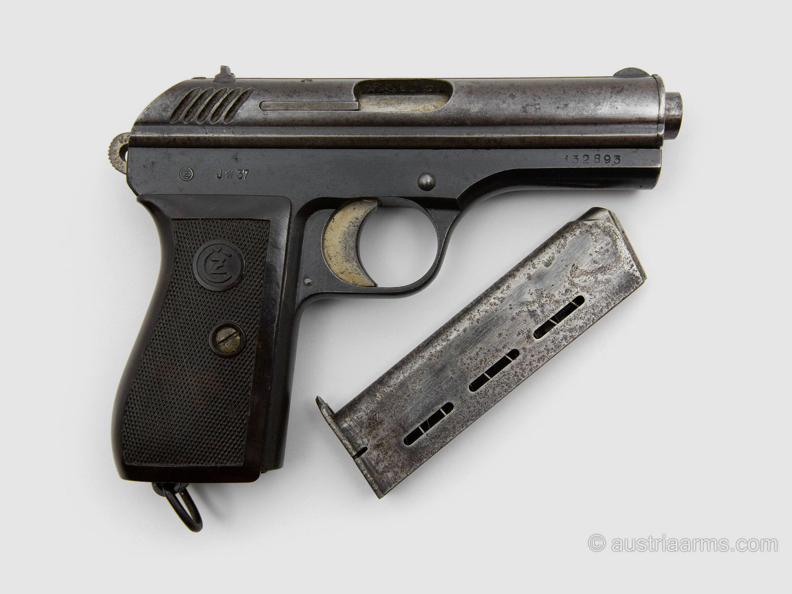 CZ Mod. 28, Kal. 9mm Kurz – Baujahr 1937, Bild 2 von 4