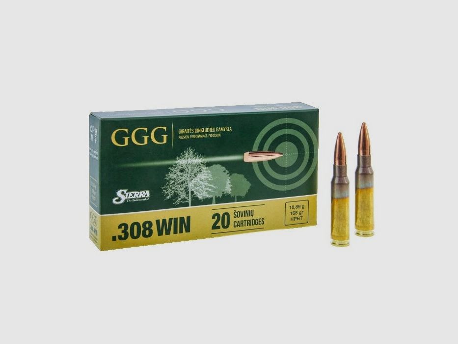 GGG, Sierra MatchKing .308 Winchester 168 Grain HPBT, Bild 1 von 6