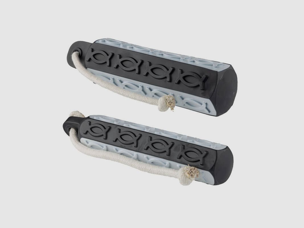 HP&G Apportierdummy Bumper Flasher (nero-bianco)