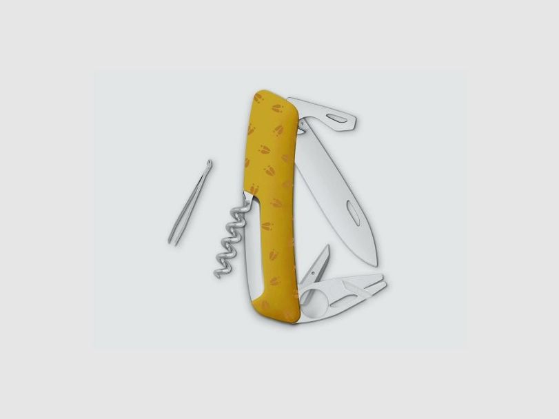 Swiza TT03 Wildlife Cervo Arancione coltello svizzero multifunzionale con rimuovi zecche, immagine 5 di 8