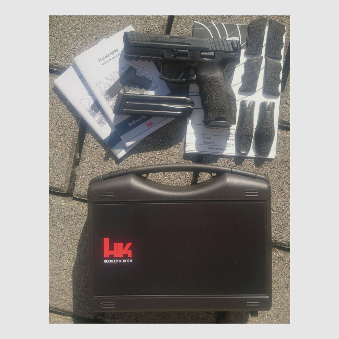 Heckler & Koch Pistole, Heckler & Koch SFP9-SF (Special Forces), 9x19; 9mm Para; 9mm Luger