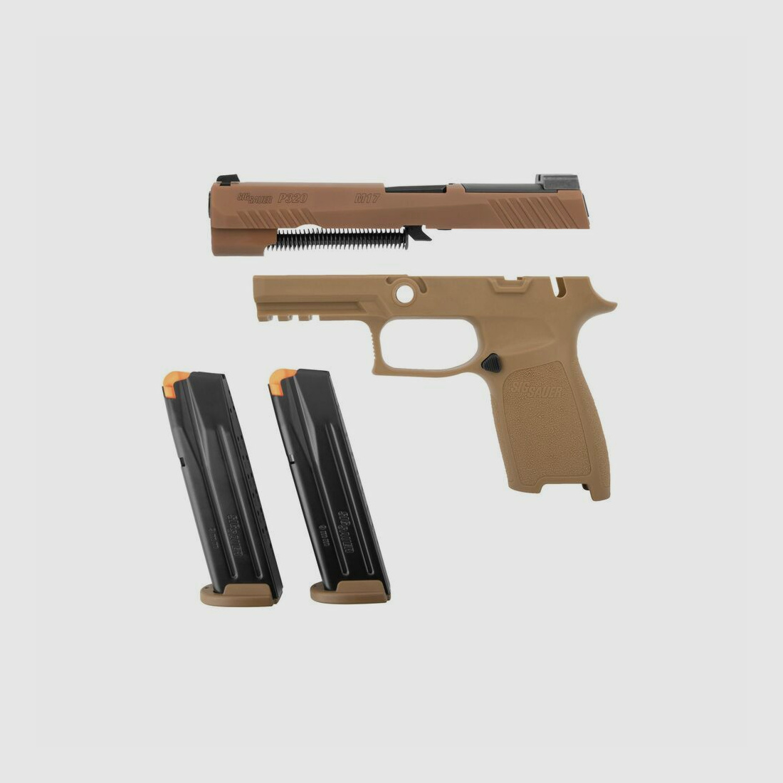 SIG Sauer SIG SAUER P320 M17 Coyote Tan sistema intercambiable 9mm Luger