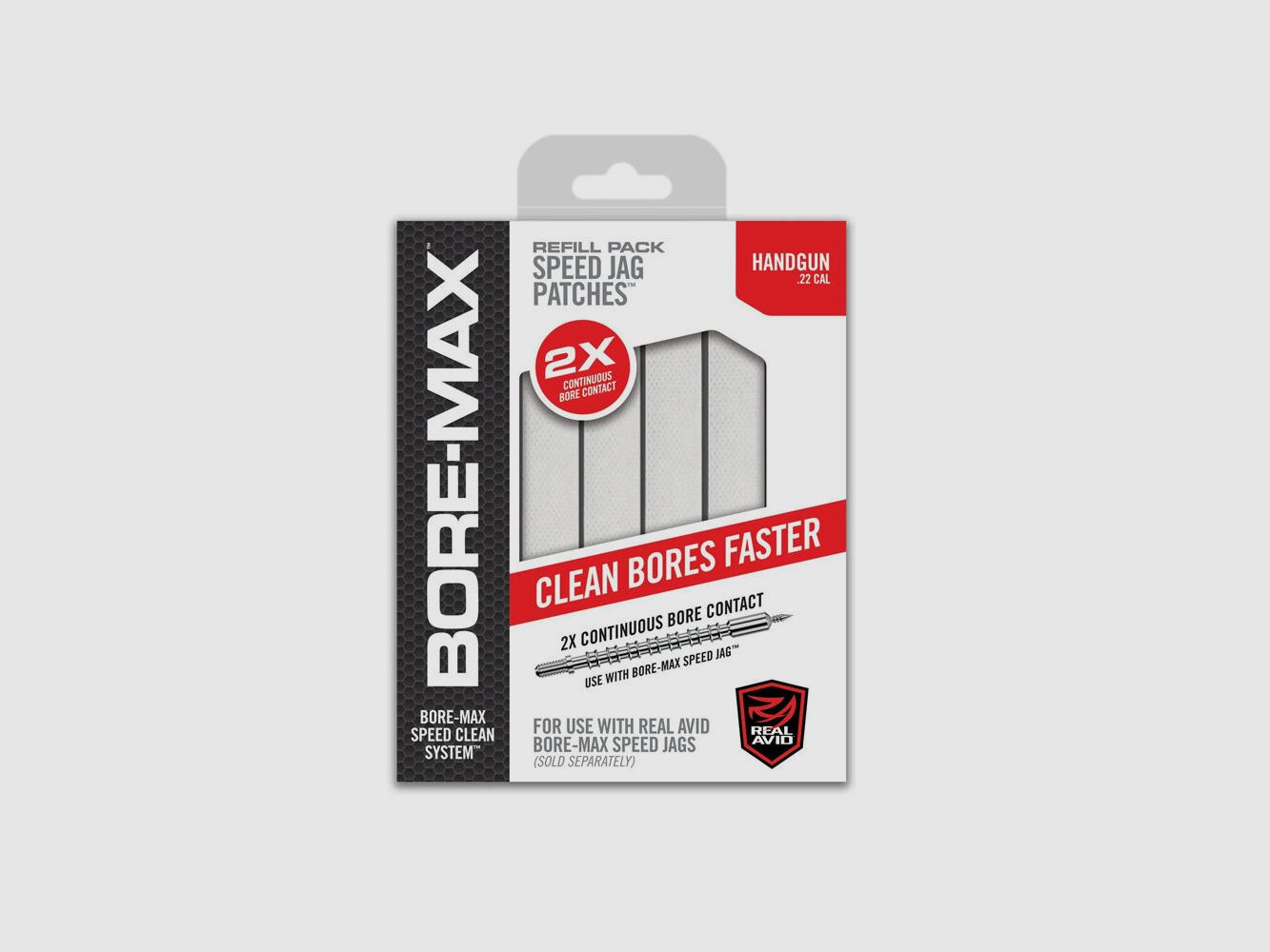 Real Avid Bore-Max Speed Patches Refill Pack - 4* S