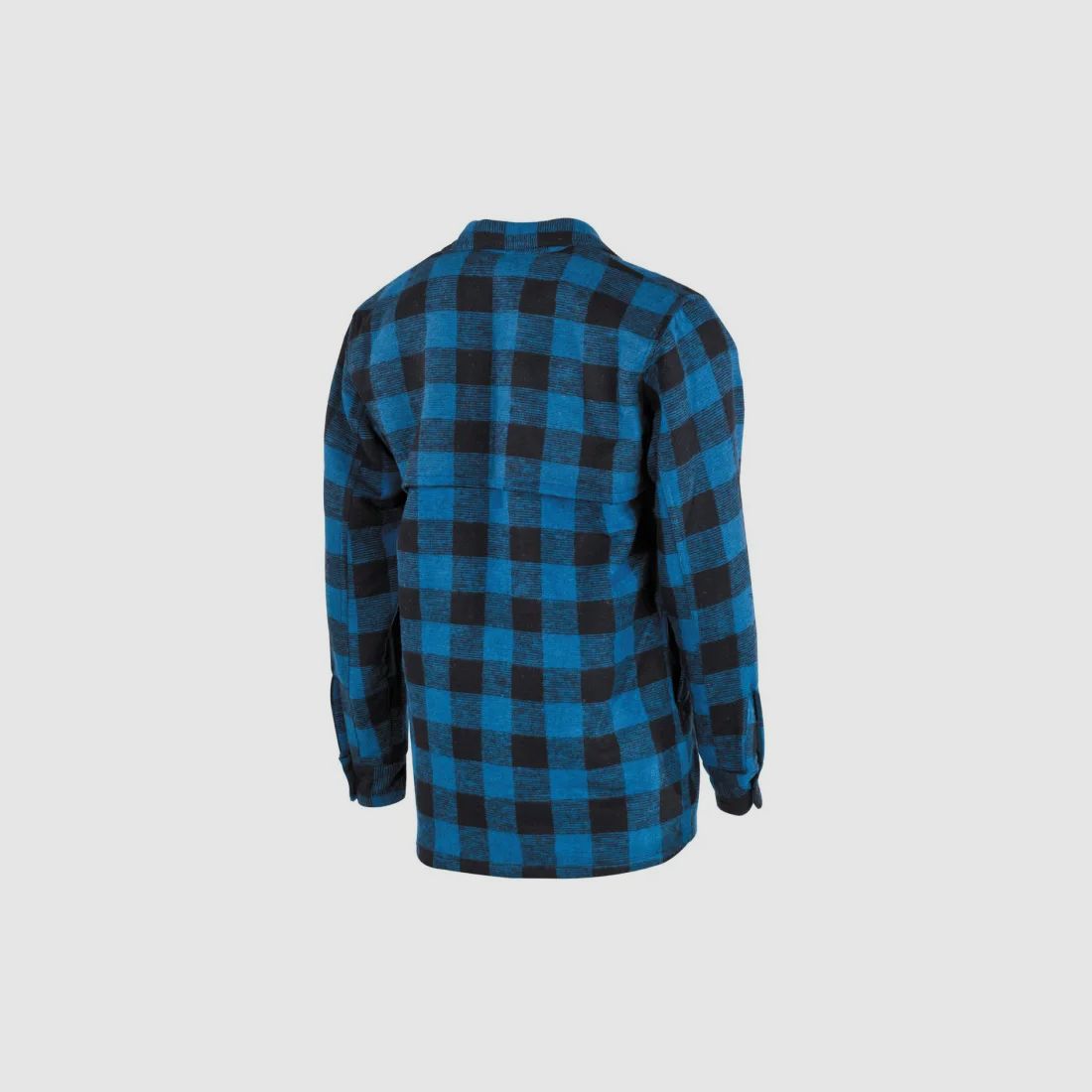 Holzfällerhemd, schwere Qualität, Blau / Schwarz kariert, Größe XXL