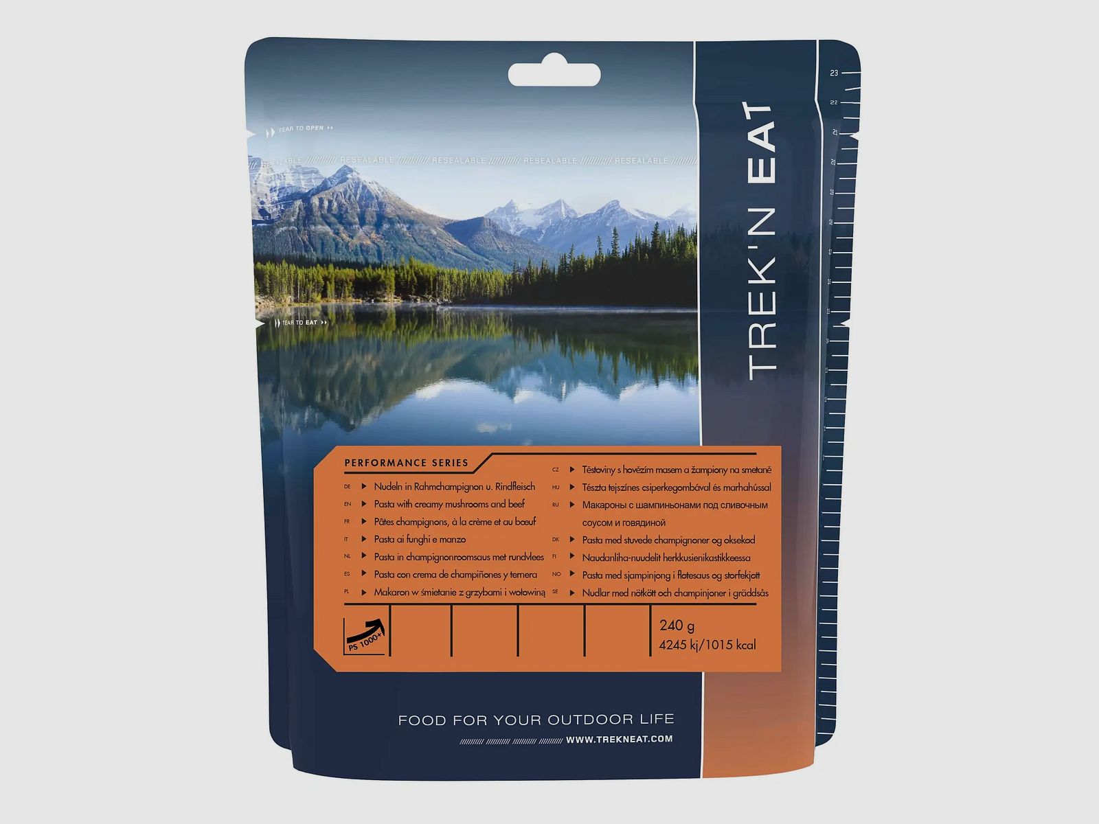 Trek’n Eat Trek’n Eat Nouilles dans une Sauce Crème aux Champignons et au Bœuf