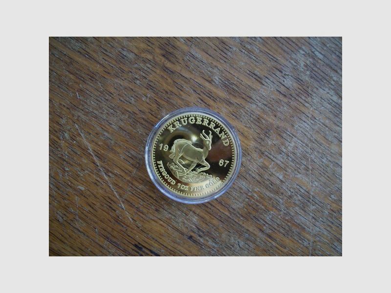 1 Unze Krügerrand von 1967 (Deko)