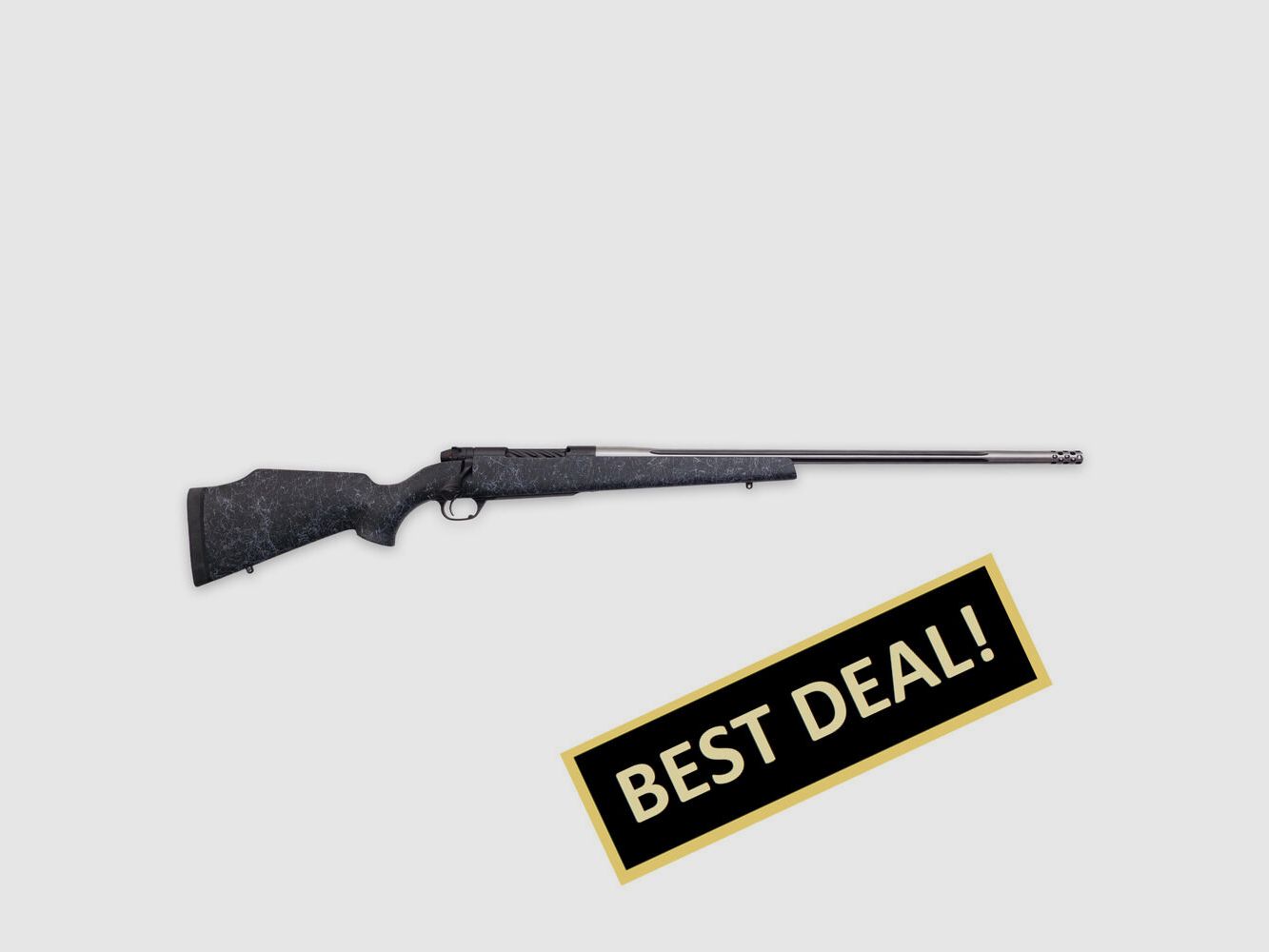 Weatherby MARK V ACCUMARK .30-06 SPRING 24"/61CM FLUTED NERO CERAKOTE 5/8"-24