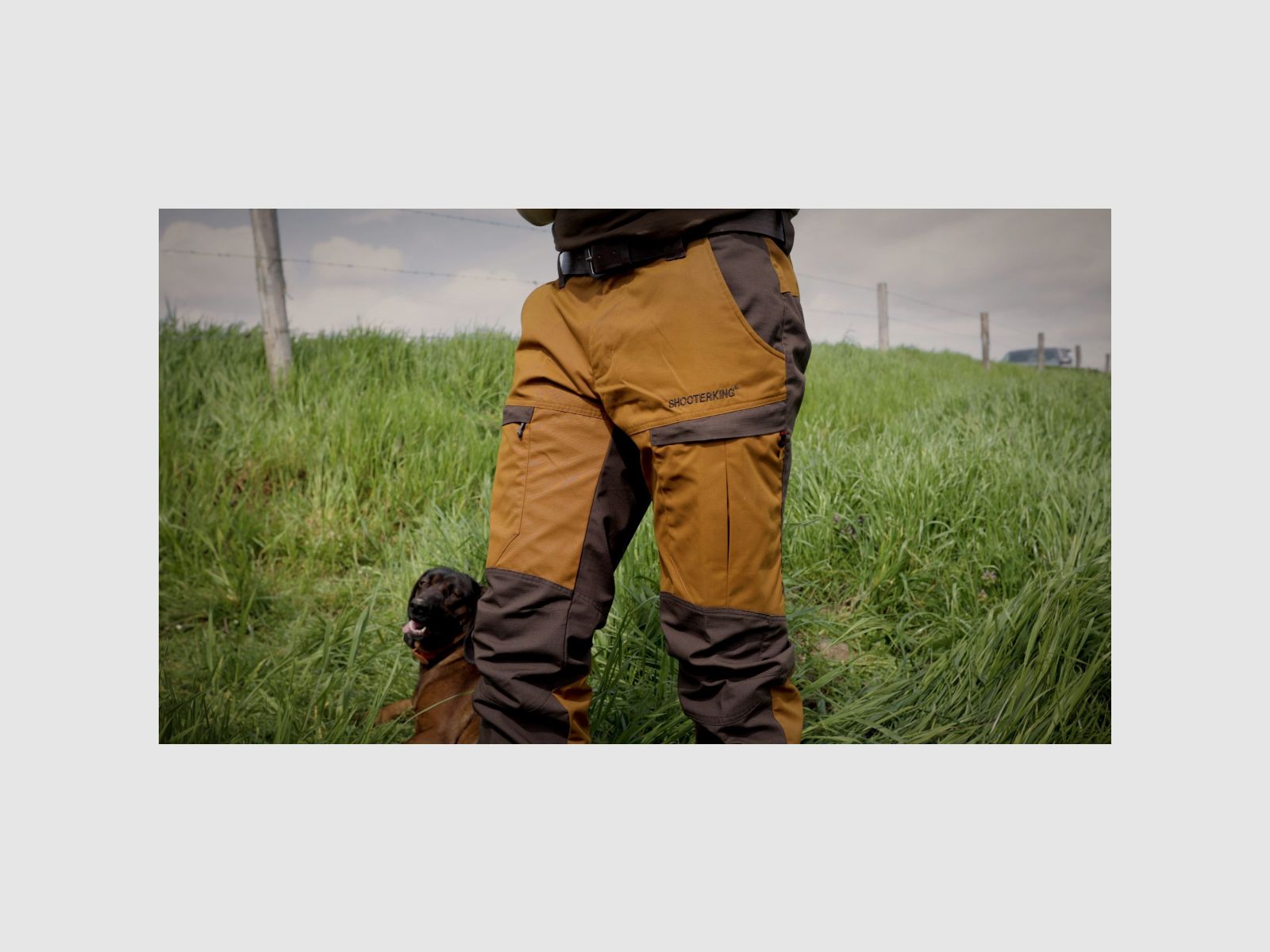 Pantalones SHOOTERKING Moorland Aniti-Zeck Tangeri/ Carbón