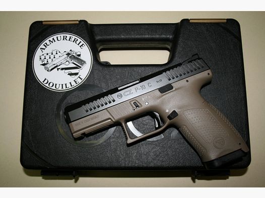 Pistolet CZ P10 C noir / FDE Cal.9mm