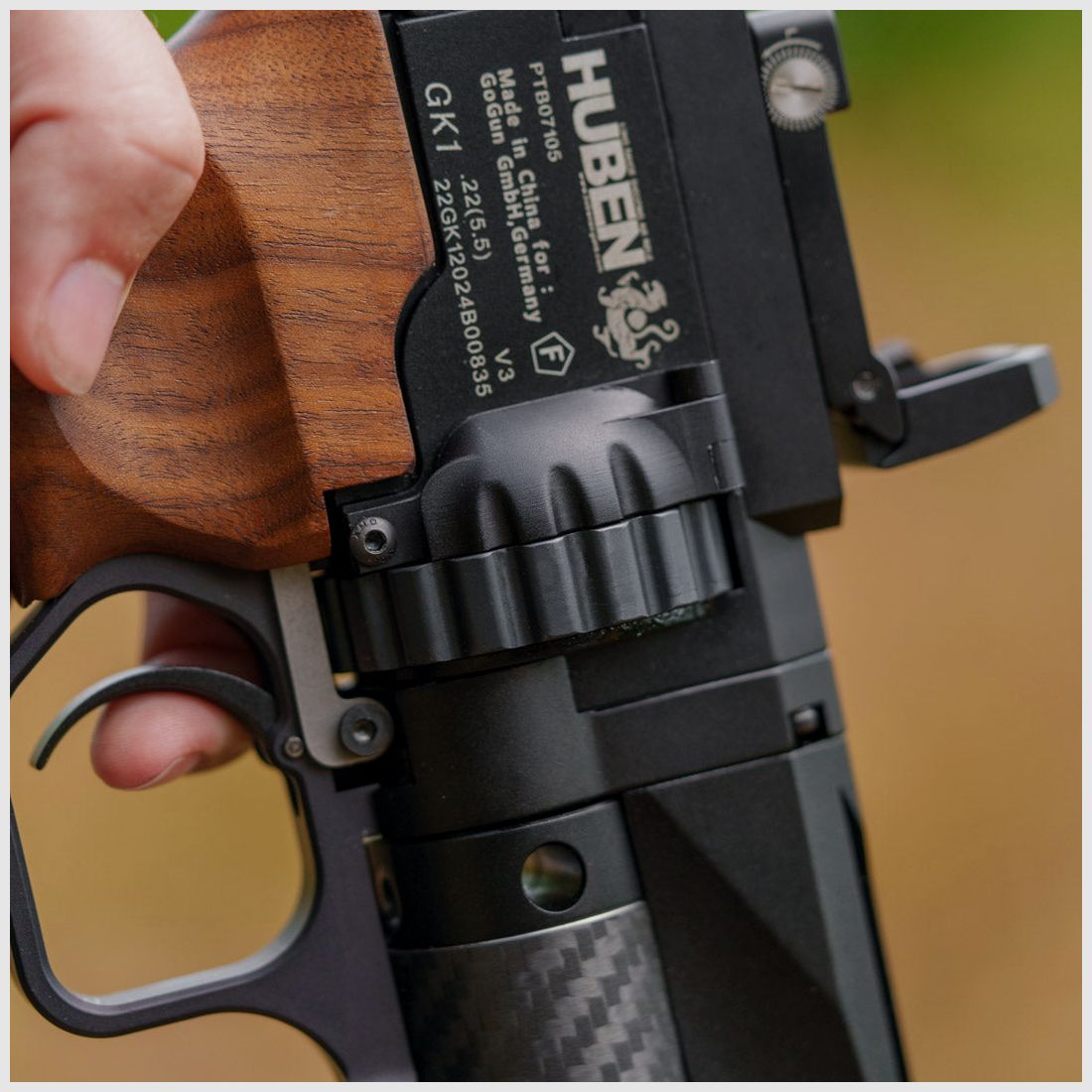 DELUXE Loading Gate | Huben GK1 | Cal.22 | CNC Aluminum | black anodized