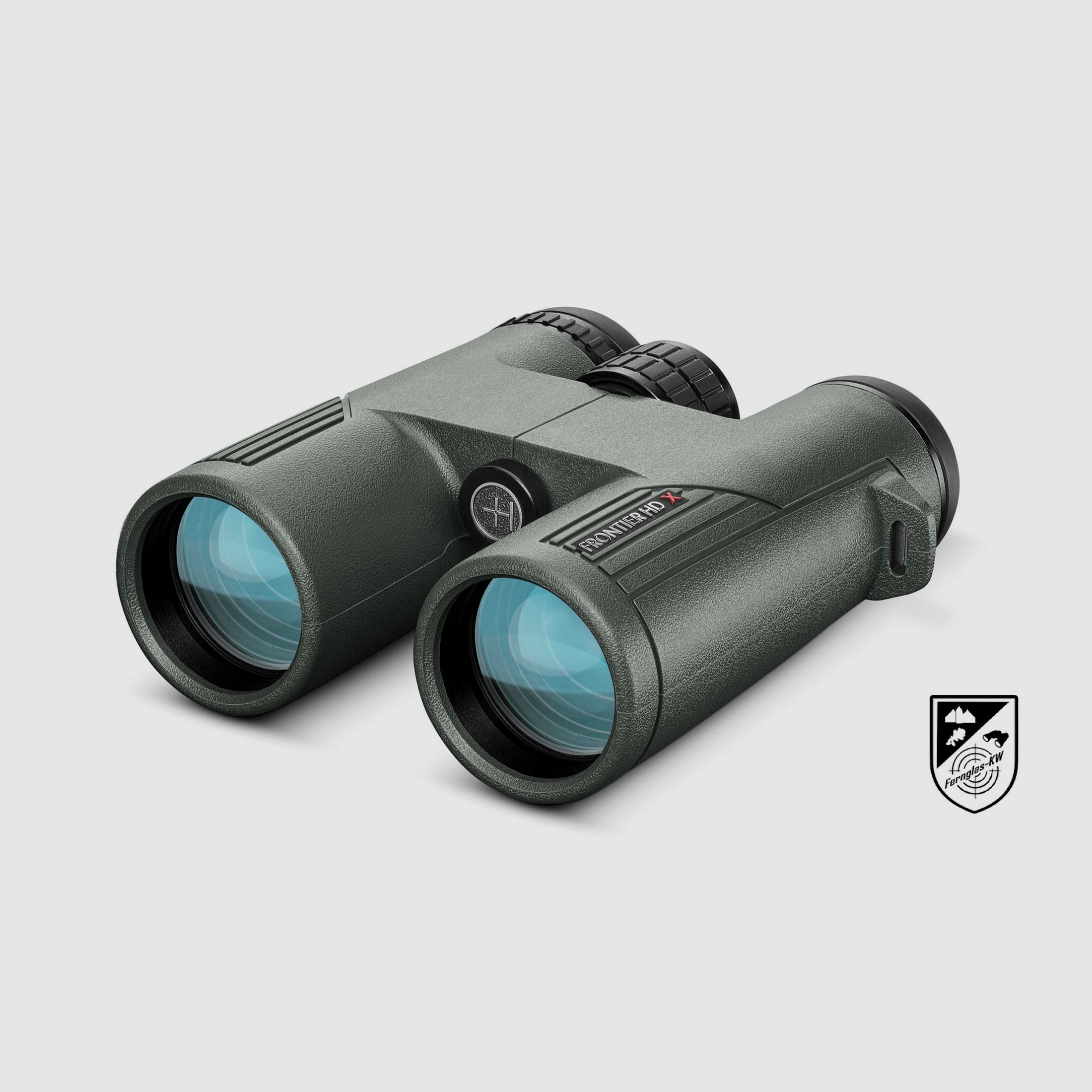 HAWKE 38012 Frontier H DX 10x42 Fernglas Grün mit Zubehör