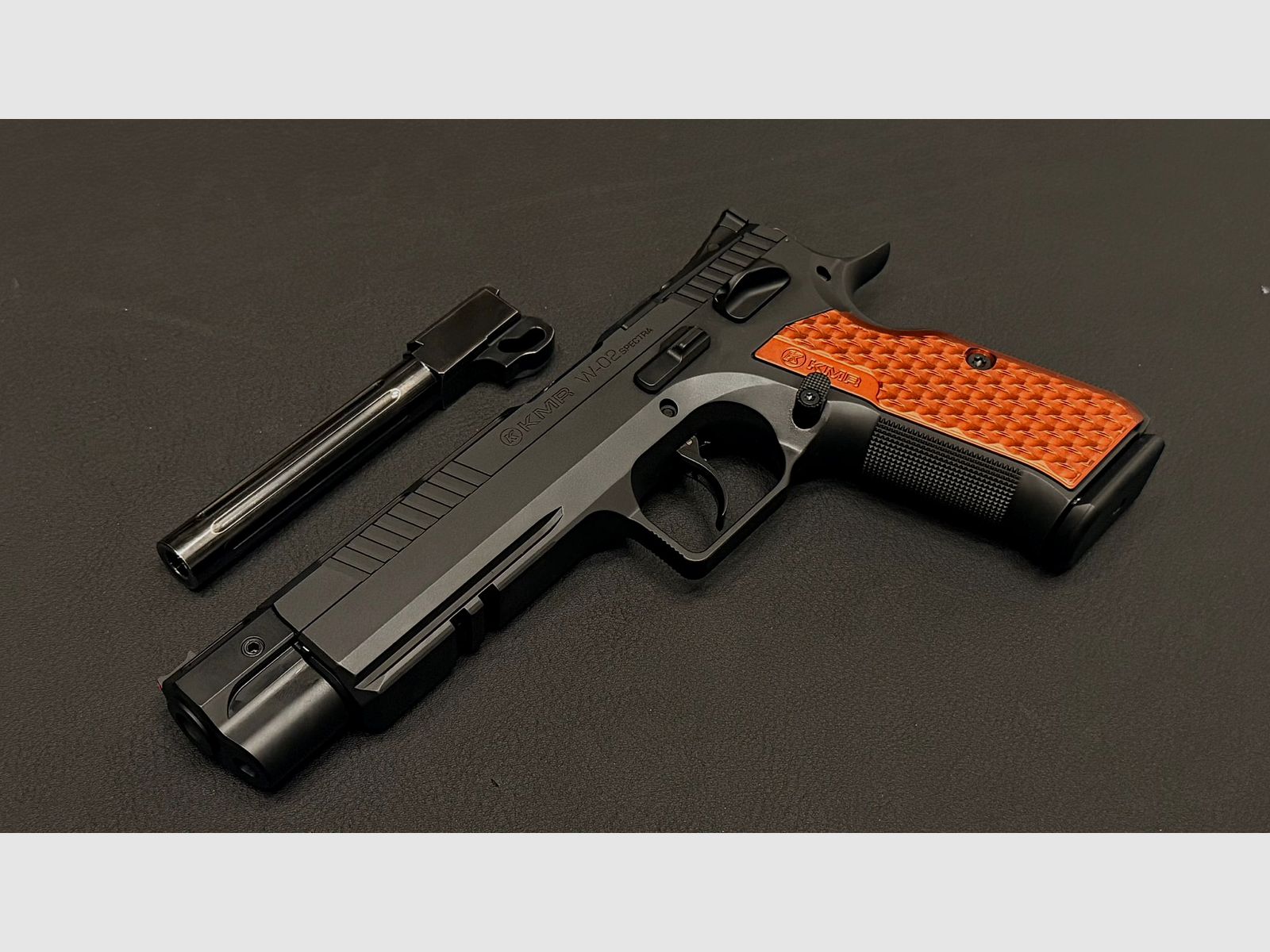 KMR W-02 Spectra OR 9mmLuger SA/DA | 5" pulgadas incluido 6" cañón intercambiable | IPSC | DSB | conjunto combinado, imagen 1 de 12