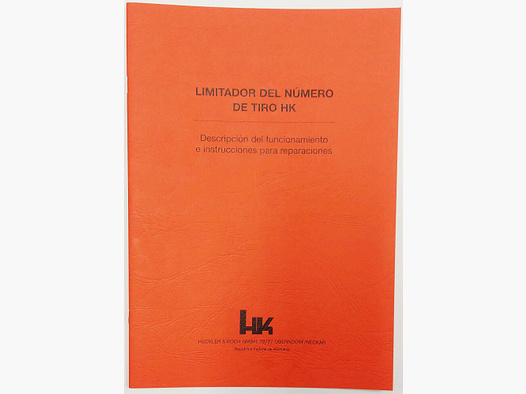 Manual de instrucciones de Heckler & Koch Heckler & Koch H&K MP5 grupo de disparo en italiano