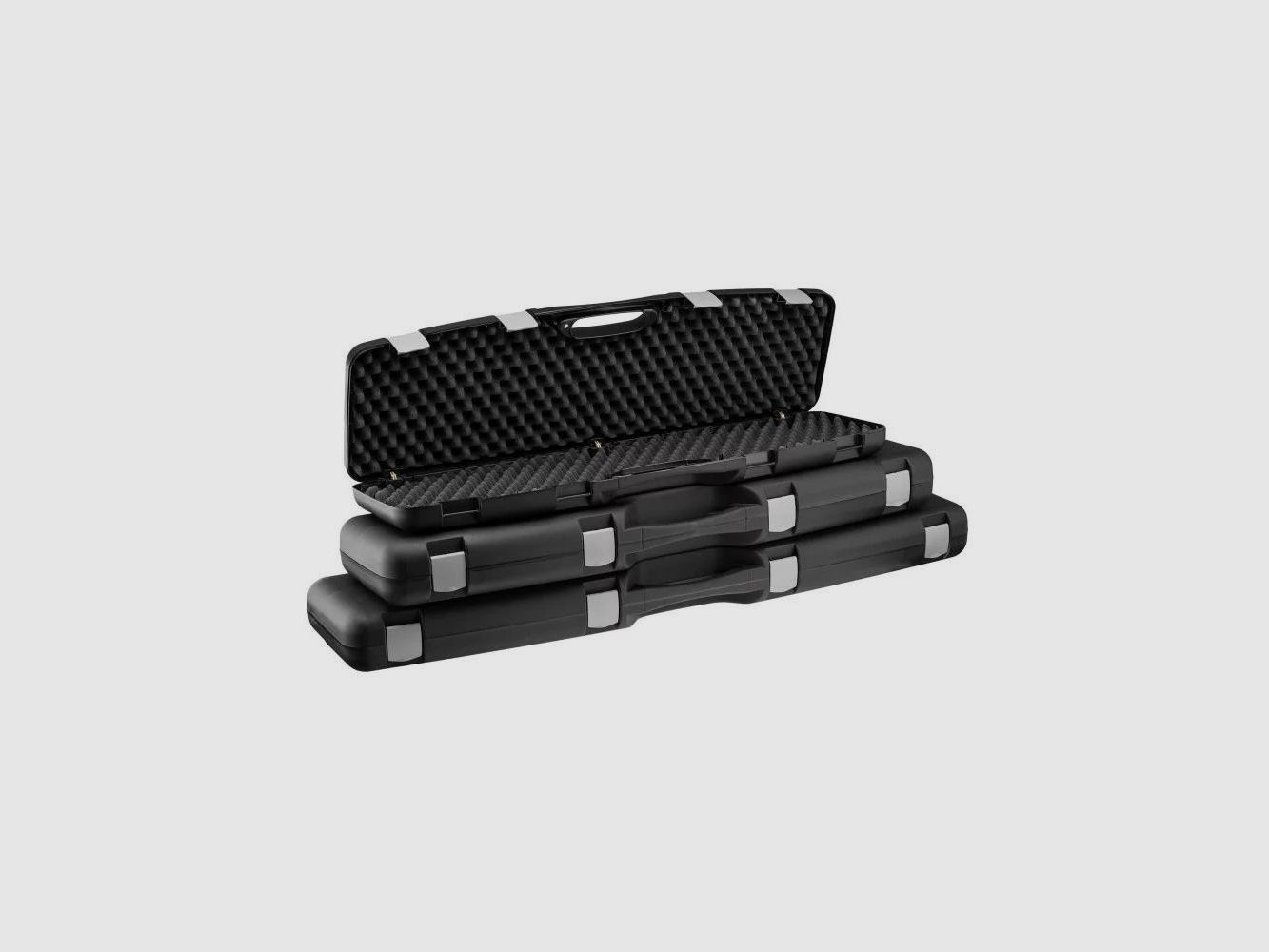 Maleta Negra de Polipropileno Megaline - Modelo Pequeño - Resistente y Segura - Protección Óptima para Armas, imagen 2 de 5