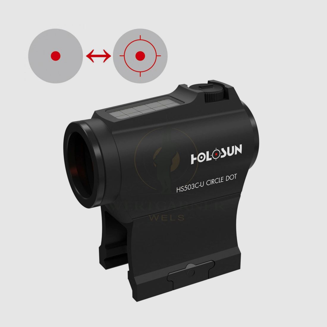 Holosun HS503CU Zonne-Red Dot Sight, afbeelding 1 van 2
