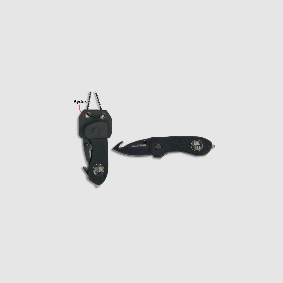 RUI Neck-Knife Taschenmesser Titan beschichtet