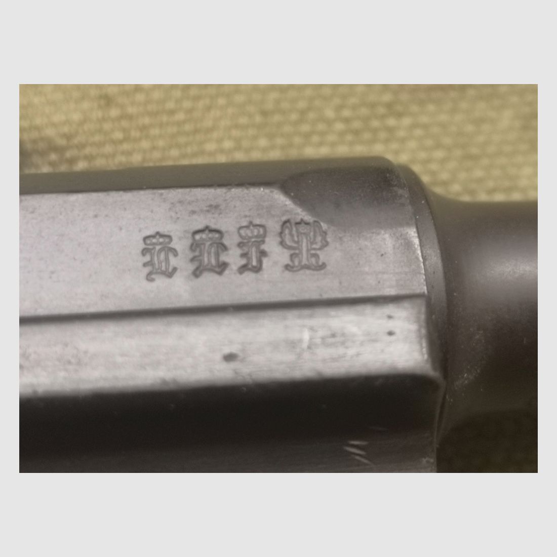 Pistole Luger 08 DWM 1912 Nummerngleich Truppenstempel