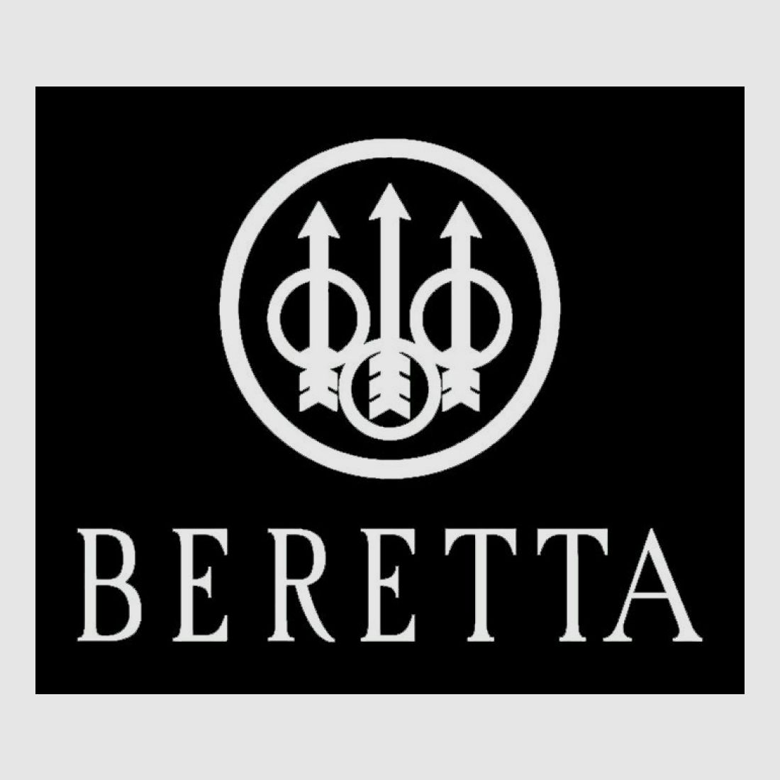 Beretta, copri calcio in plastica nera