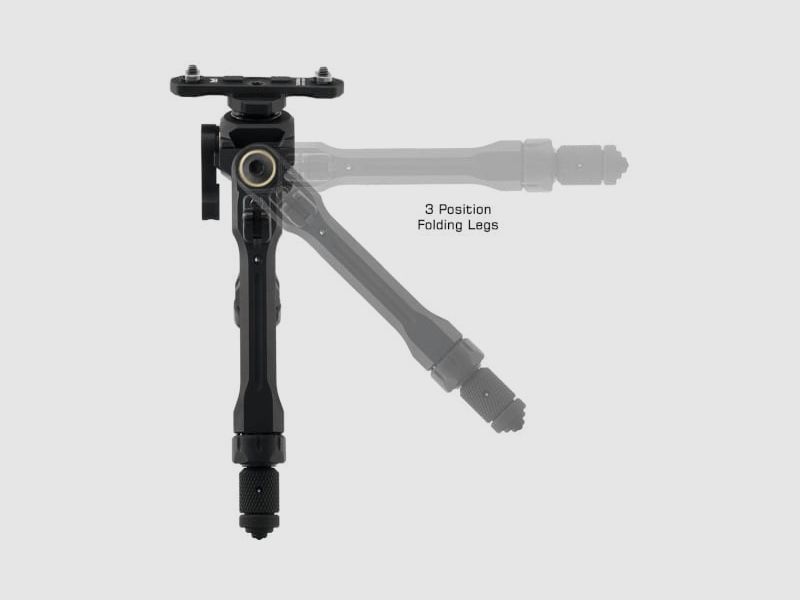 UTG PRO TBNR Bipiede, altezza centrale 7,3″-9,0″, M-LOK, immagine 3 di 5