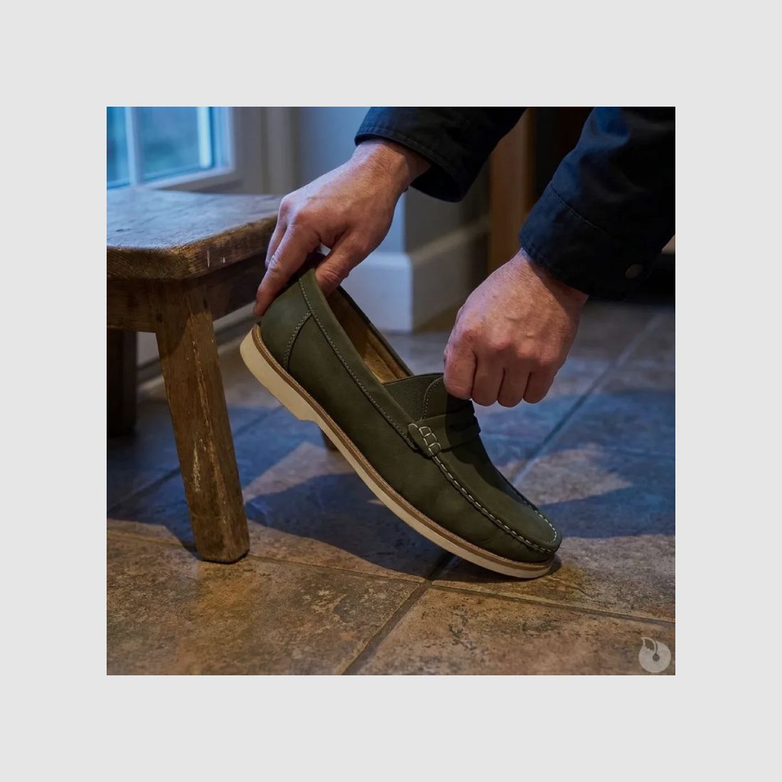 Heren mocassins kaki synthetisch - stijl en comfort, afbeelding 6 van 7