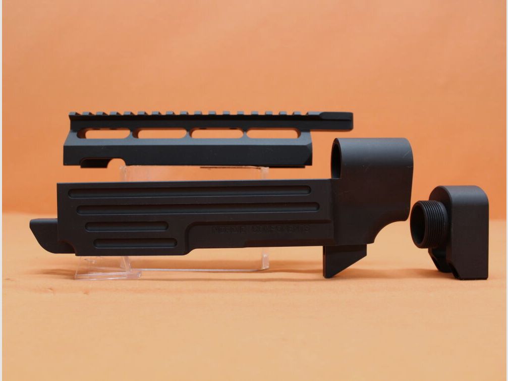 Nordic Components Ruger10/22: Nordic Components AR22 Stock-Kit (STK-AR-22-AS-BK) Umbausatz für AR-15 Schaftteile