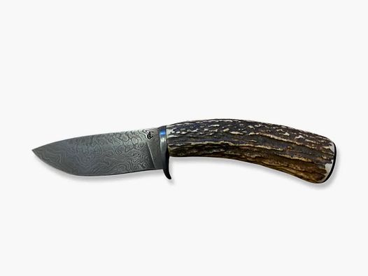 PUMA unicum hunting knife, damask, stag horn, unique
