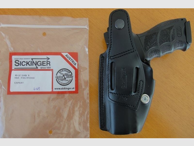 Sickinger Sickinger Holster EXPERT schwarz für SL- Pistole Heckler & Koch P 30/ P 2000