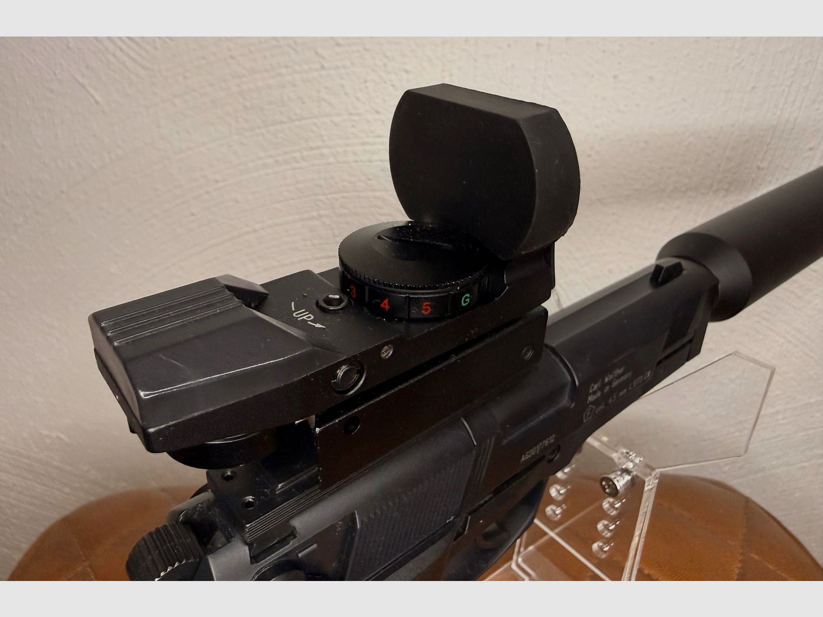 Walther CP 88 mit Schalldämpfer 4,5mm Diabolo CO2 und Reddot