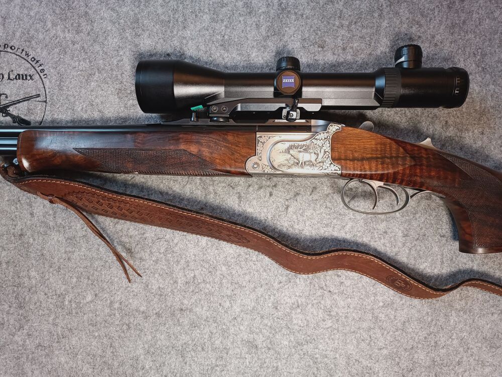 Krieghoff Ulm Ultra TS Zeiss Variopoint 2,5-10x50 Krüppelschaft* RH z lewym okiem