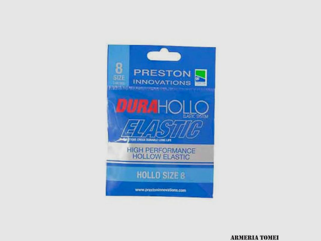 PRESTON – DURA HOLLO ELASTIC SYSTEM SIZE 8 / 3 METRES -BLUE