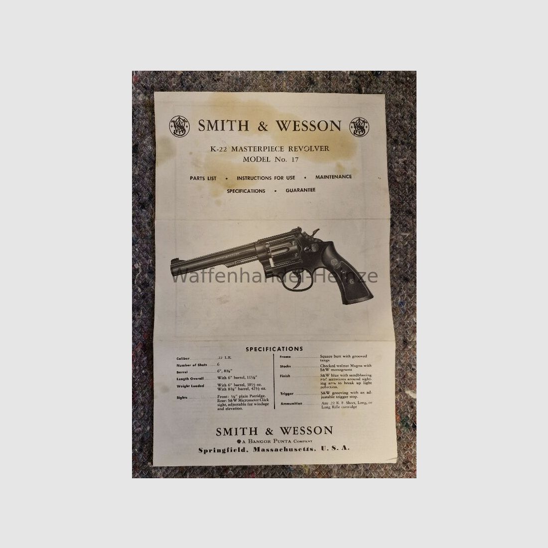 Smith & Wesson Mod. 17-2