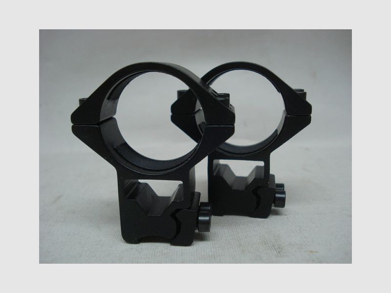 Assembly 30 mm rings, high - for 11 mm rail, height 25 mm