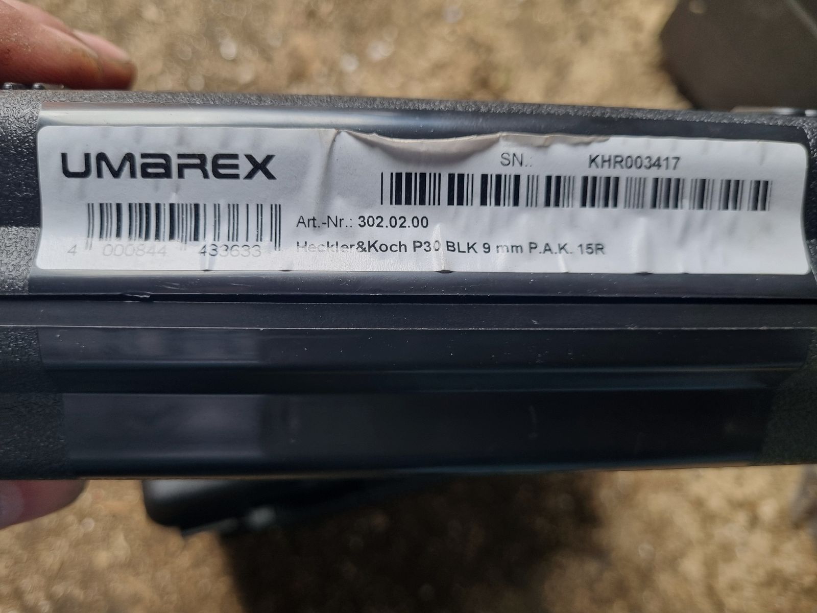 Heckler und Koch p30 9mm schreckschuss pistool