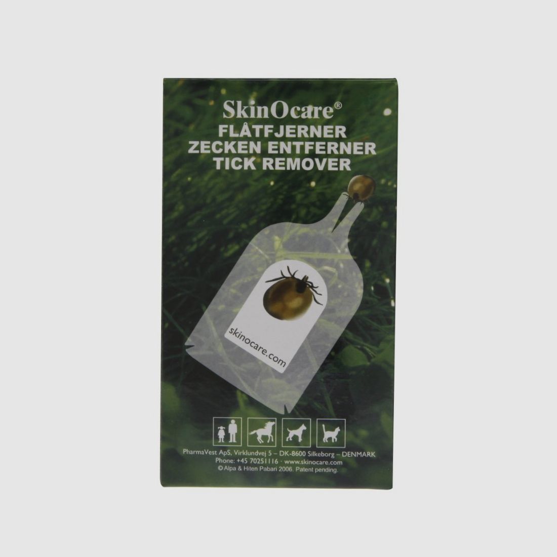 Flåtfjerner kort Skin o Care, billede 5 af 5