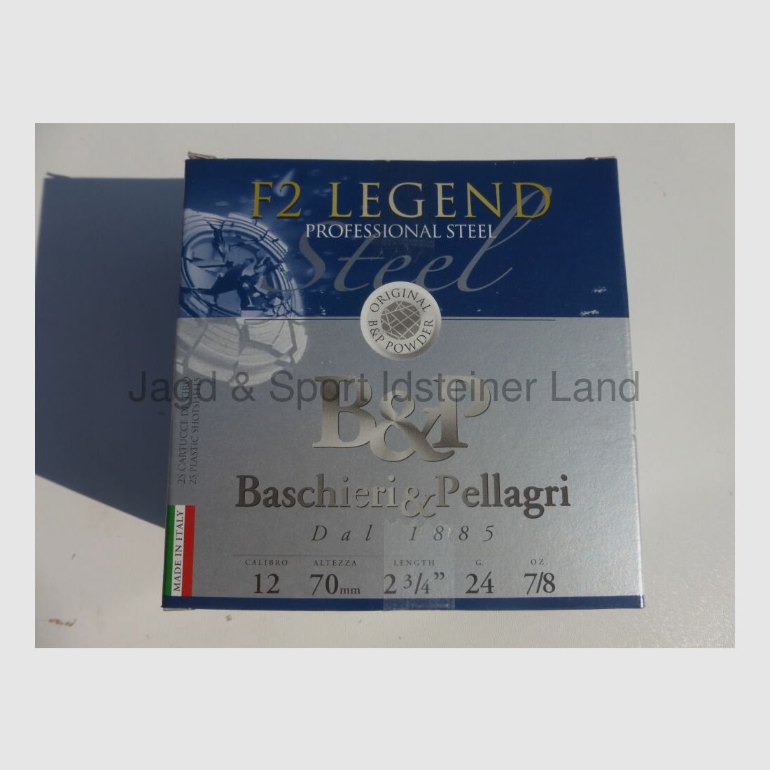 B&P, Baschieri & Pellagri F2 Legend Steel, 2.5mm, 24g, size 7