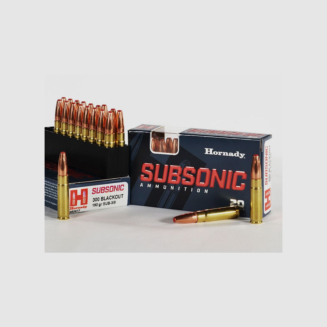 Hornady .300 Blackout SUB-X 190 grs 1 Packung (20 Schuss á 2,145 €*)