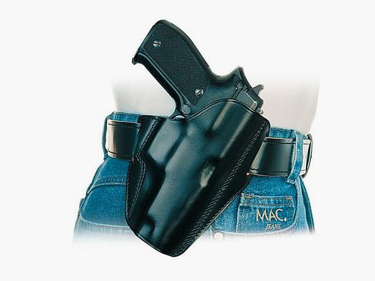 SICKINGER Holster (Leder) f. Walther PP/PPK Links LINKS62401-FBI Lightning black