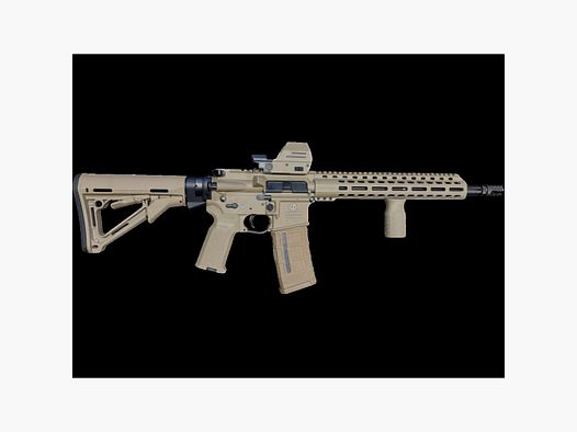 Halbautomat Schmeisser AR15 M4FL , .223Rem, 14.5", Special Edition FDE
